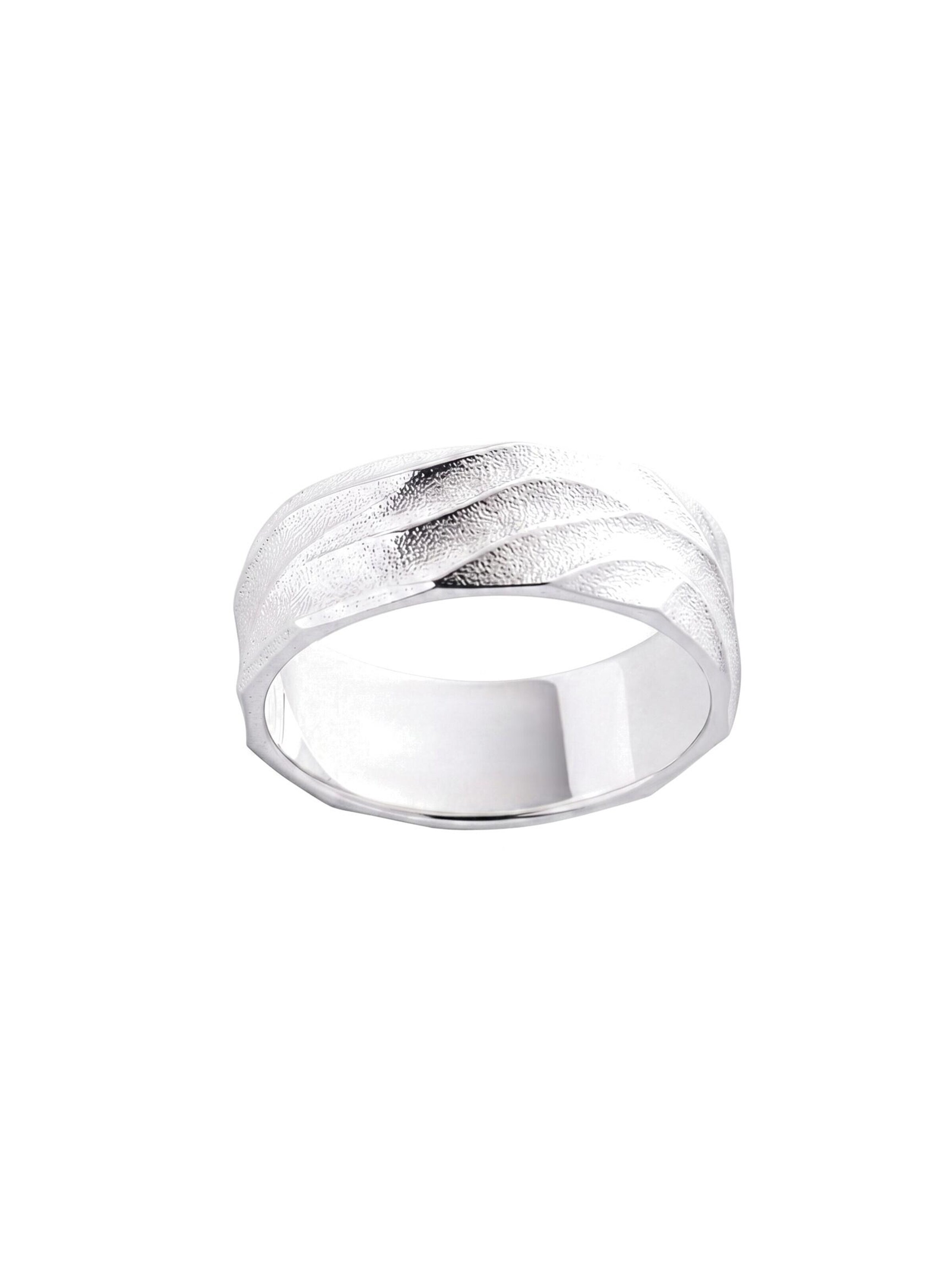 REYTEL Ring 'FLOW' i silver: framsida