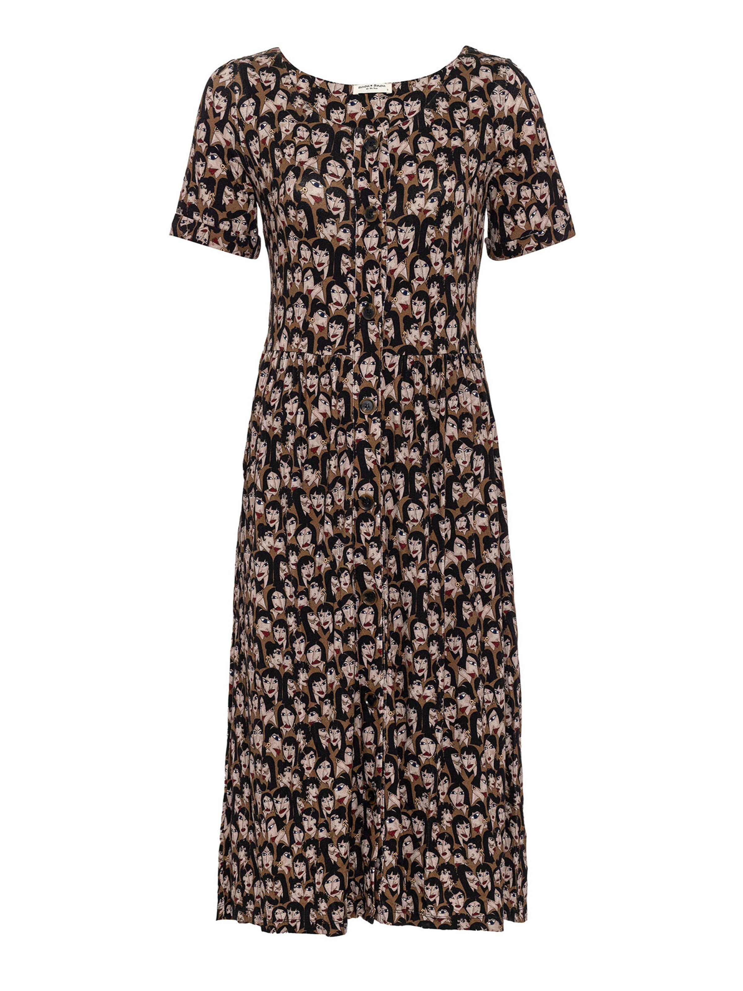 Anou Anou Blusekjole i blandingsfarvet: forside