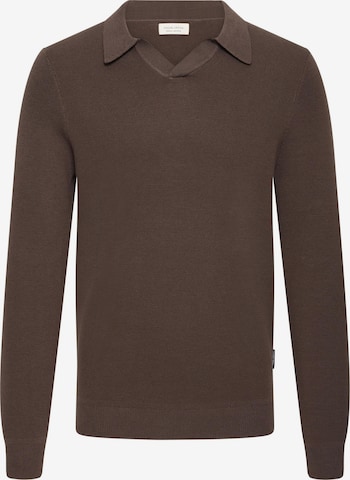 Casual Friday - Pullover ' CFDAHL ' em castanho: frente