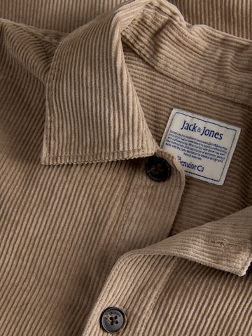 JACK & JONES Rovný strih Prechodná bunda 'JJZac' - Hnedá