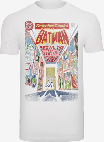 T-Shirt 'DC Comics Batman Rogues Gallery Cover' F4NT4STIC en blanc : devant