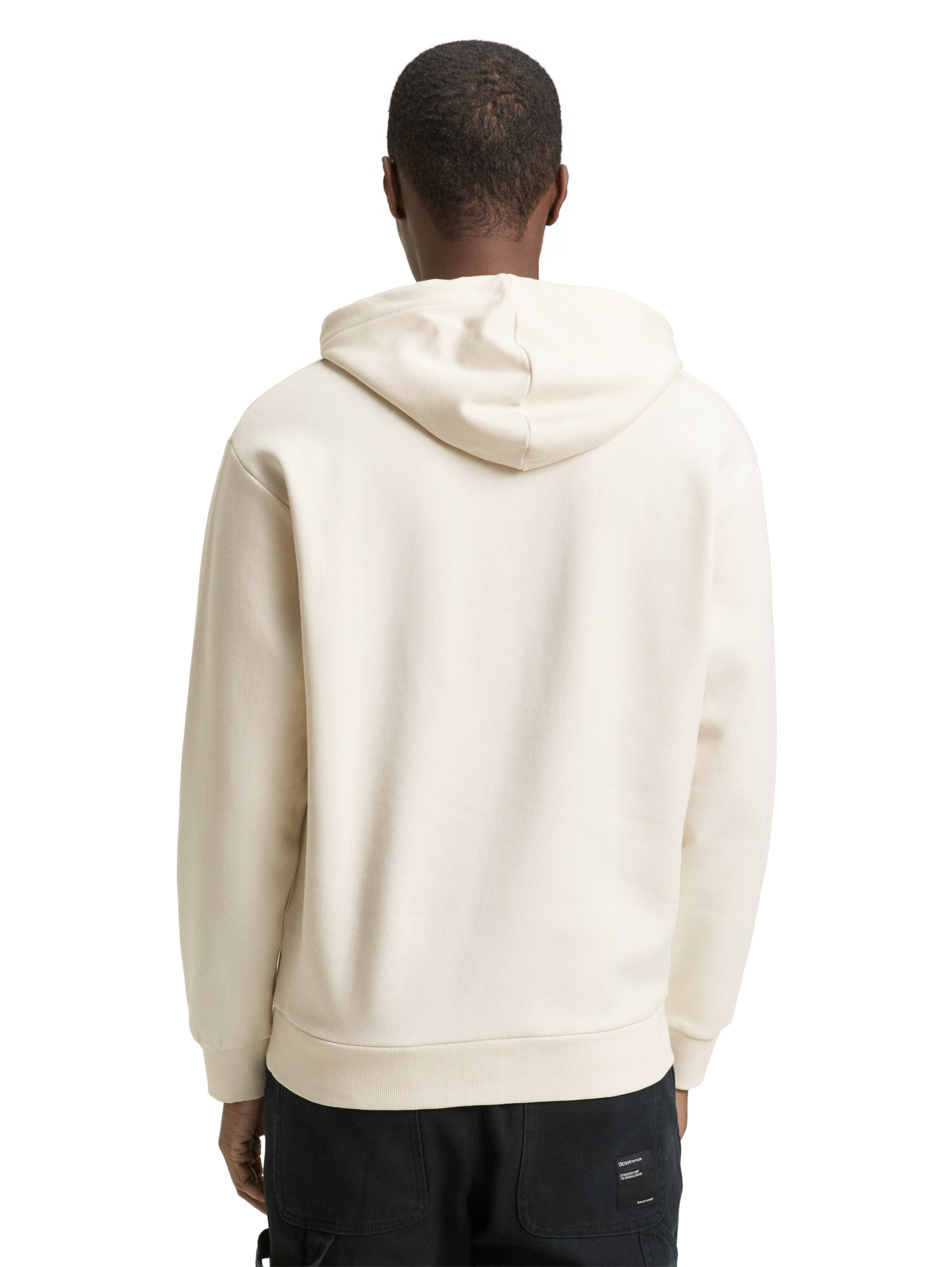 TOM TAILOR DENIM Sweatshirt in Beige