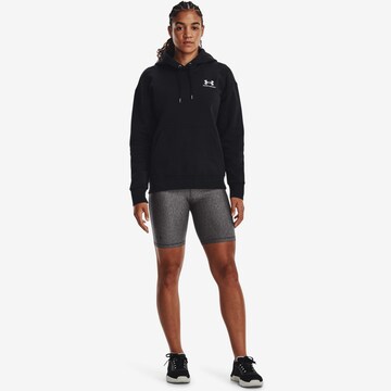 UNDER ARMOUR Športová mikina 'Essential' - Čierna