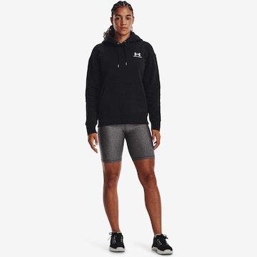 UNDER ARMOUR Αθλητική μπλούζα φούτερ 'Essential' σε μαύρο