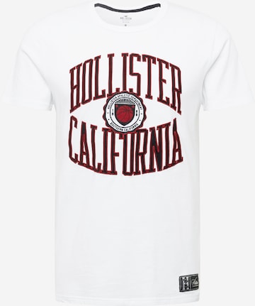 balts HOLLISTER T-Krekls: no priekšpuses