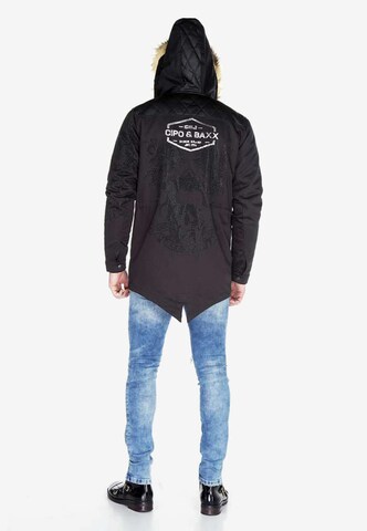 CIPO & BAXX Winterjacke in Schwarz