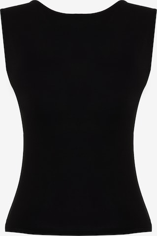 TrendyolTop - crna boja: prednji dio