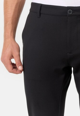 JEFF Regular Broek 'Ezra' in Zwart