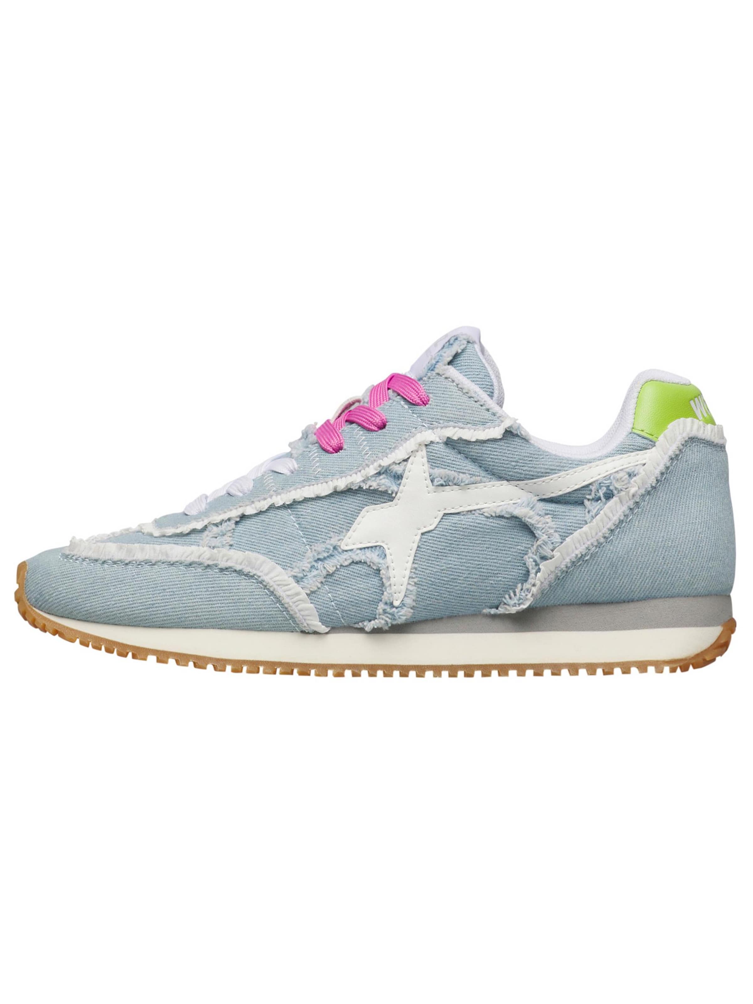 W6YZ Platform trainers 'SAMOA-UNI.' in Blue: front