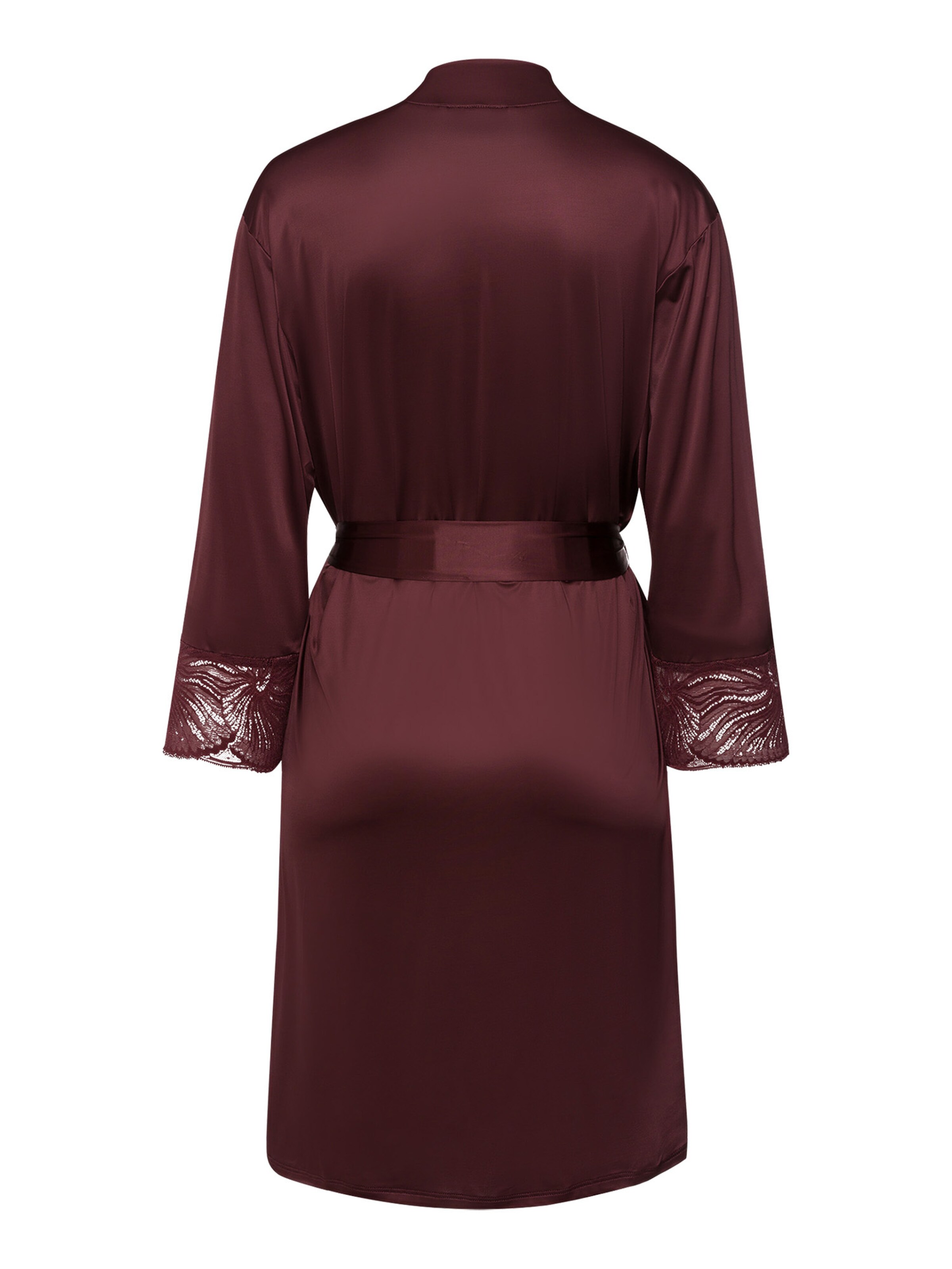 Hanro Badjas kort 'Lilith' in Rood