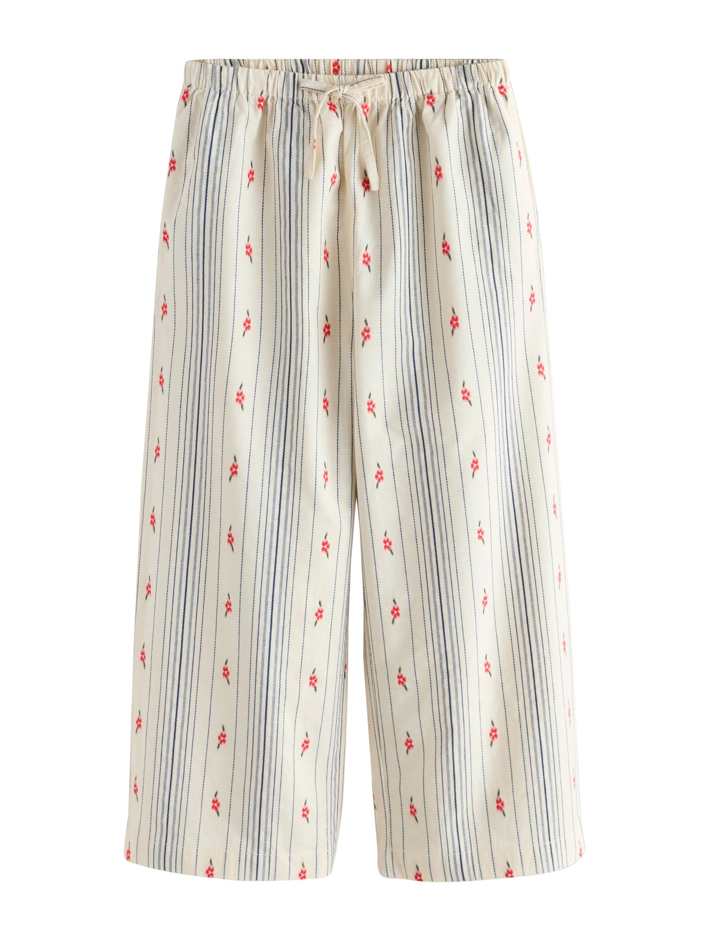 Wide Leg Pantalon Next en beige : devant