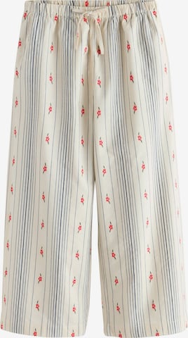 Wide Leg Pantalon Next en beige : devant