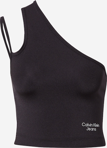 Calvin Klein Jeans Top - fekete: elől