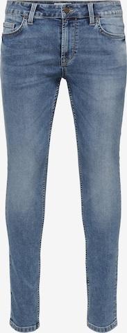 Coupe slim Jean 'Loom' Only & Sons en bleu : devant