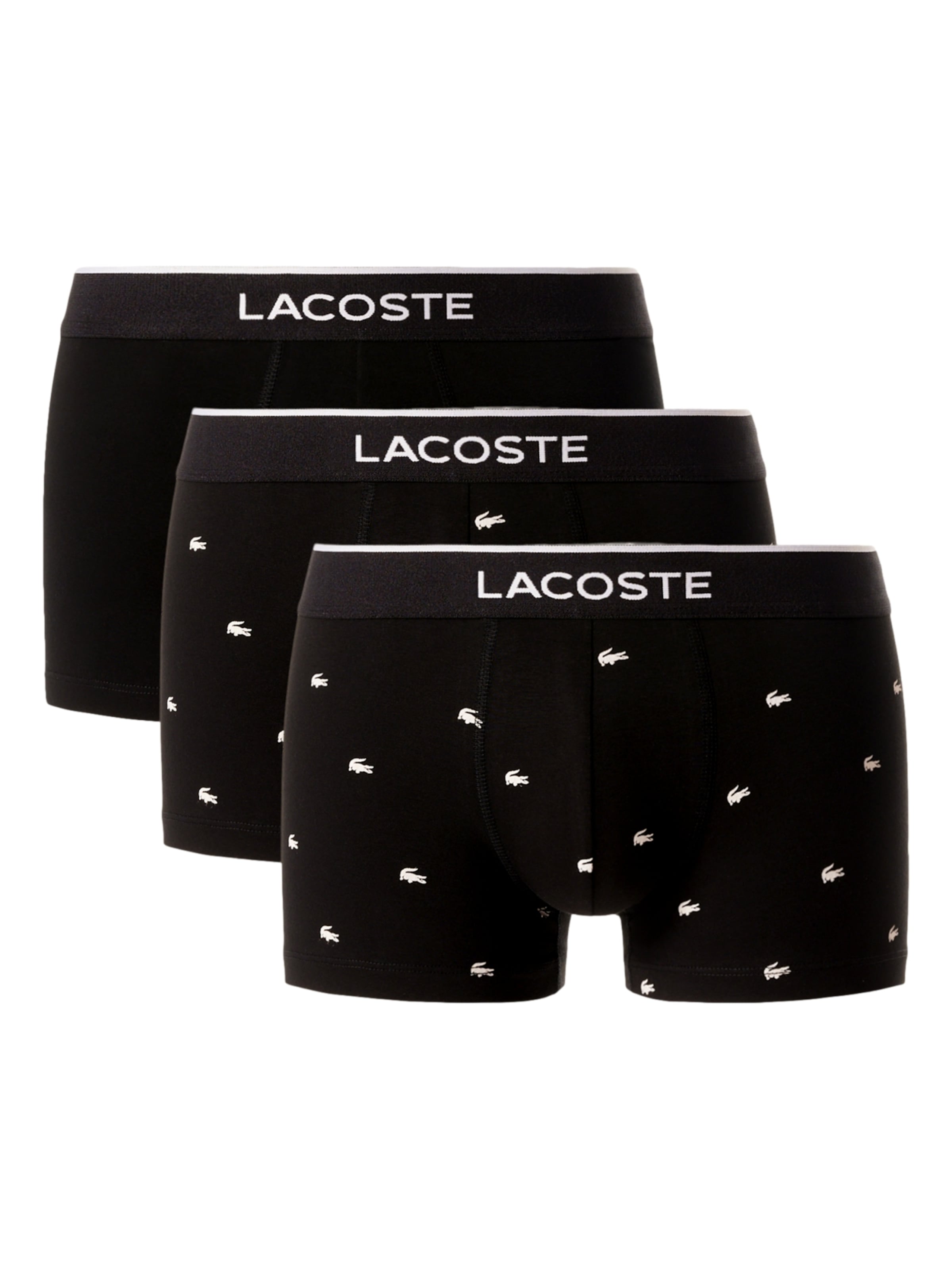 Boxer di LACOSTE in nero: frontale