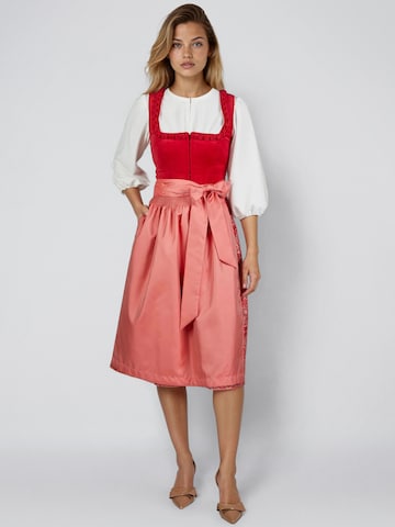 Dirndl 'Gloria' SPIETH & WENSKY en rouge : devant