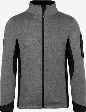 normani Athletic Fleece Jacket 'Wapusk' in Grey: front