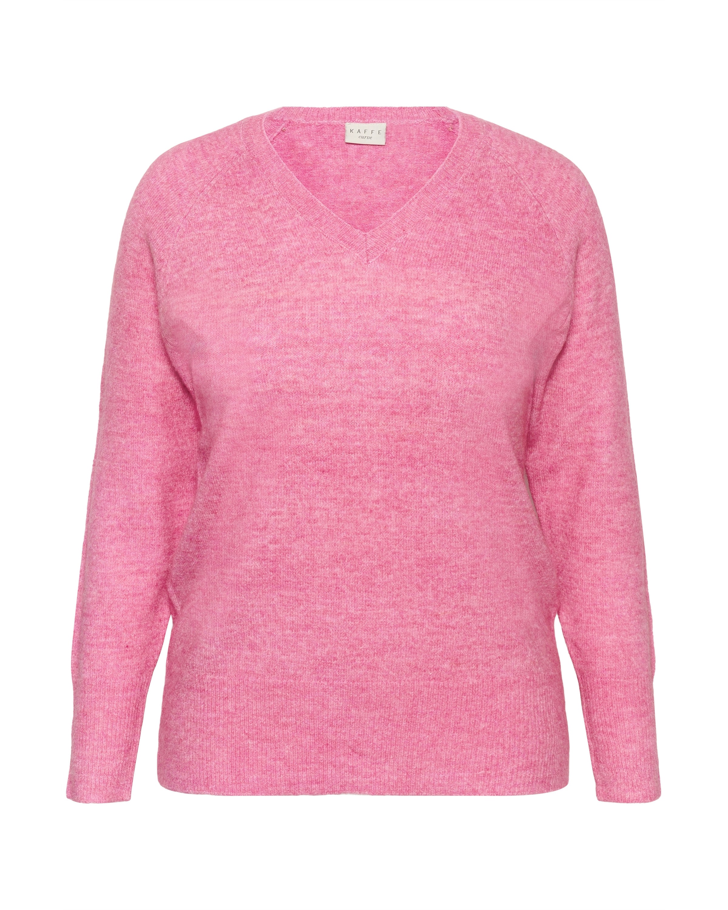 KAFFE CURVE Pullover 'KCniela' in Pink: Vorderseite