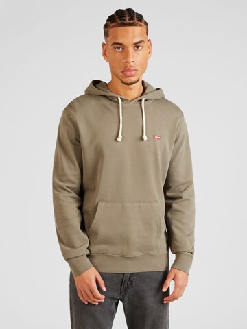 LEVI'S ® Regular Fit Collegepaita 'The Original HM Hoodie' värissä vihreä: edessä