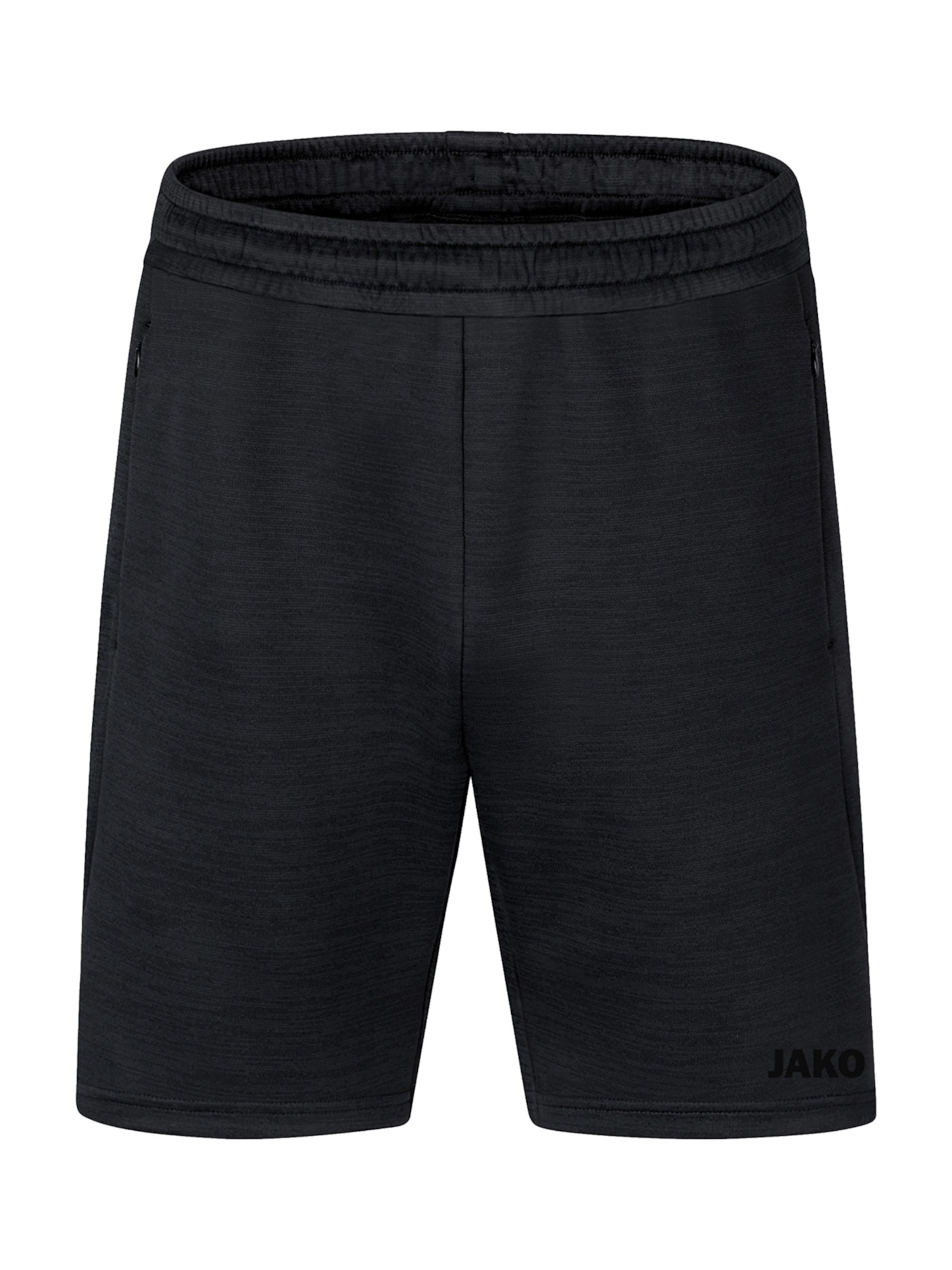 JAKO Regular Sports trousers in Black: front