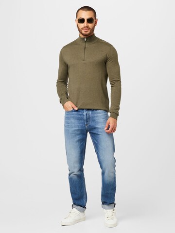 SELECTED HOMME Klasický střih Svetr 'Berg' – zelená