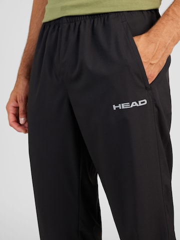 HEAD Normalny krój Spodnie sportowe 'CLUB' w kolorze czarny