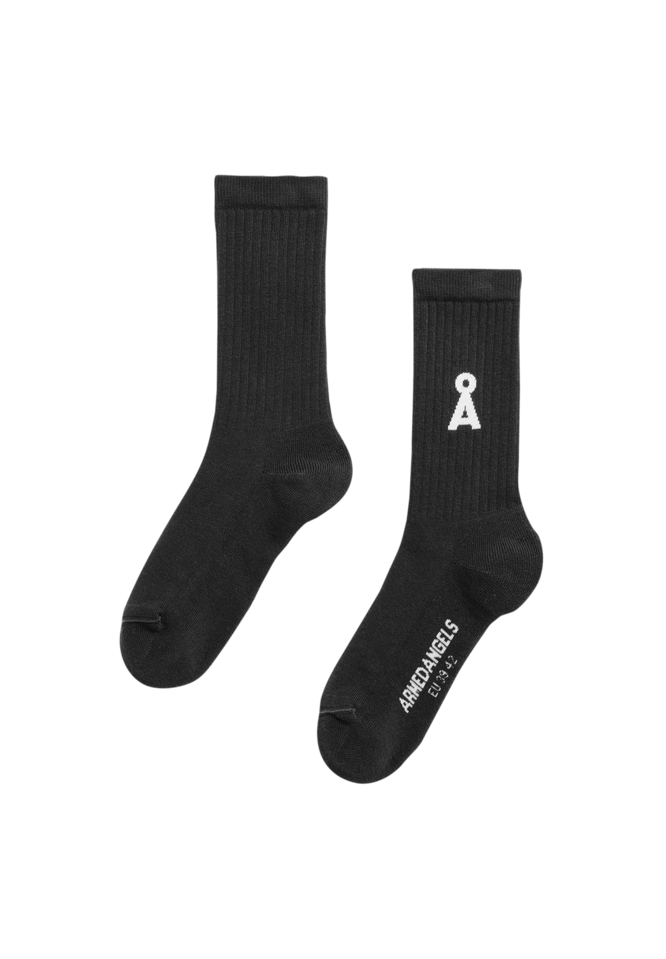 ARMEDANGELS Socken in Schwarz: Vorderseite