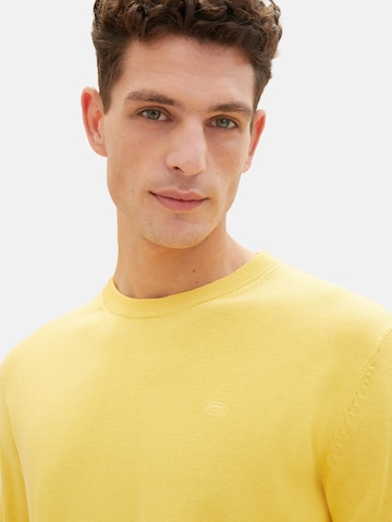 Pull-over TOM TAILOR en jaune