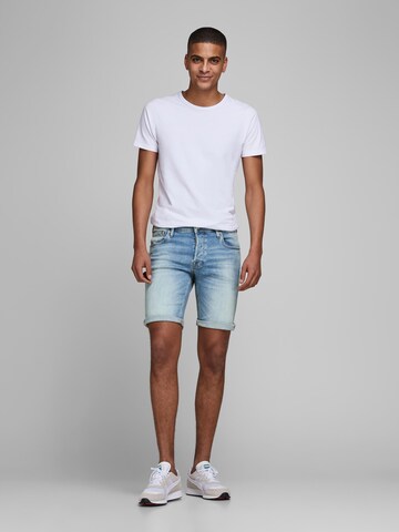 JACK & JONES Normalny krój Jeansy 'Rick' w kolorze niebieski