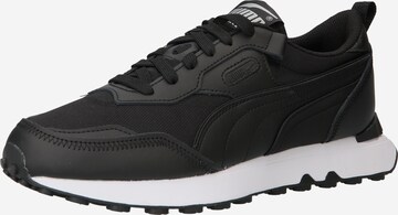 PUMA - Sapatilhas baixas 'Rider' em preto: frente