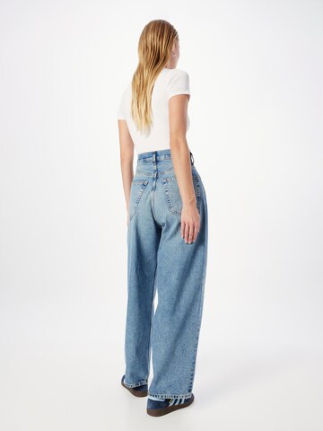 Wide leg Jeans 'Astro' de la WEEKDAY pe albastru