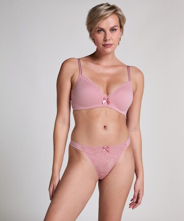 String 'Sully' Hunkemöller en rose : devant
