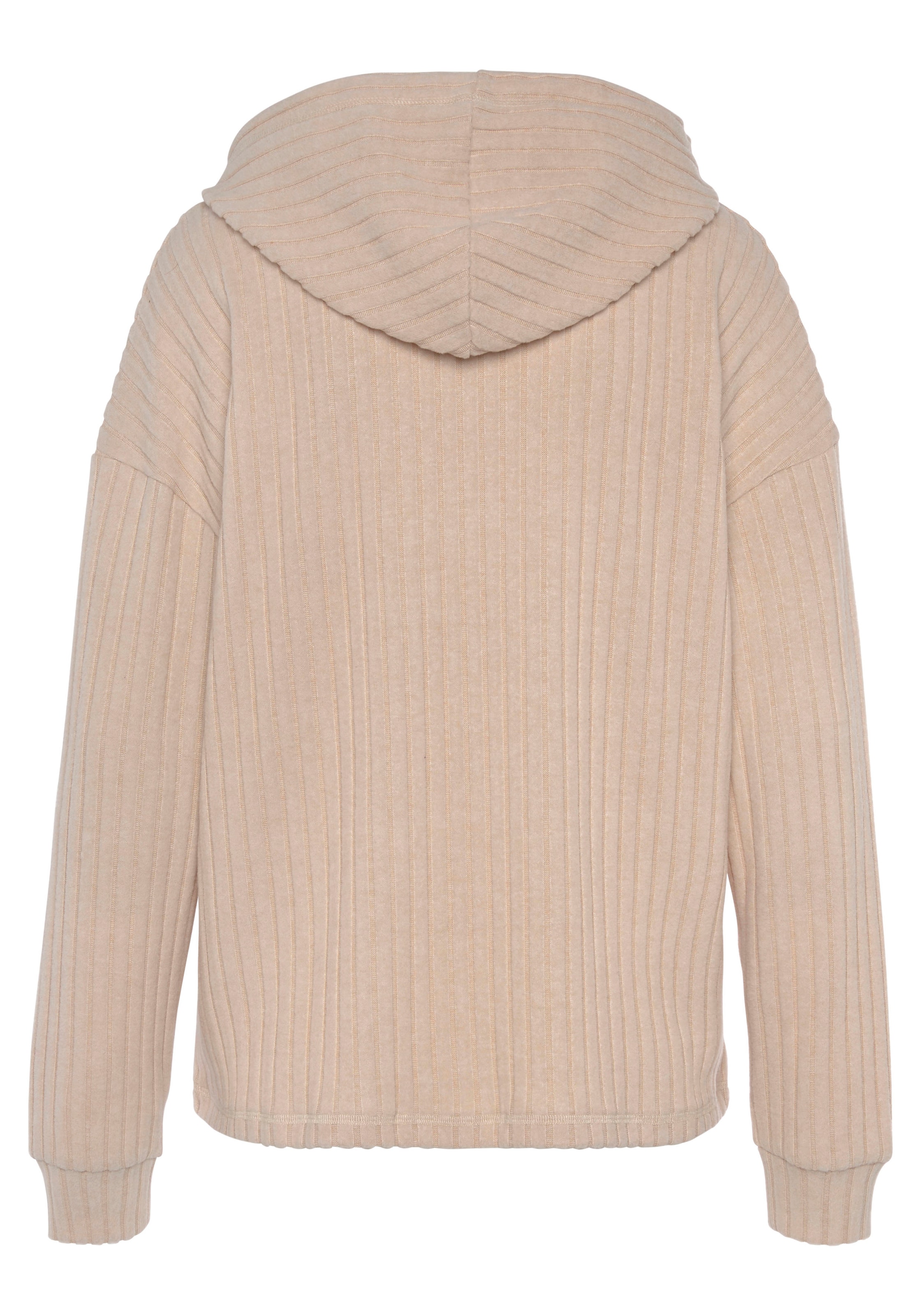 LASCANA Bluzka sportowa w kolorze beżowy