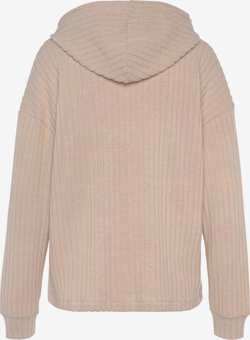 Sweat-shirt LASCANA en beige