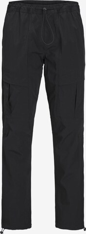 JACK & JONES Loosefit Cargobukser i sort: forside