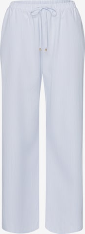 Pantalon de pyjama Hanro en bleu : devant