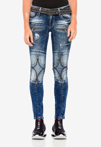 CIPO & BAXX Skinny Jeans in Blauw