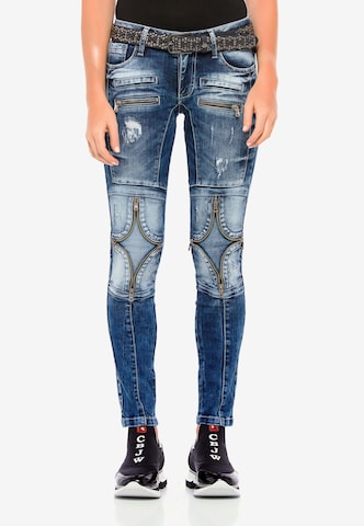 CIPO & BAXX Skinny Jeans in Blau