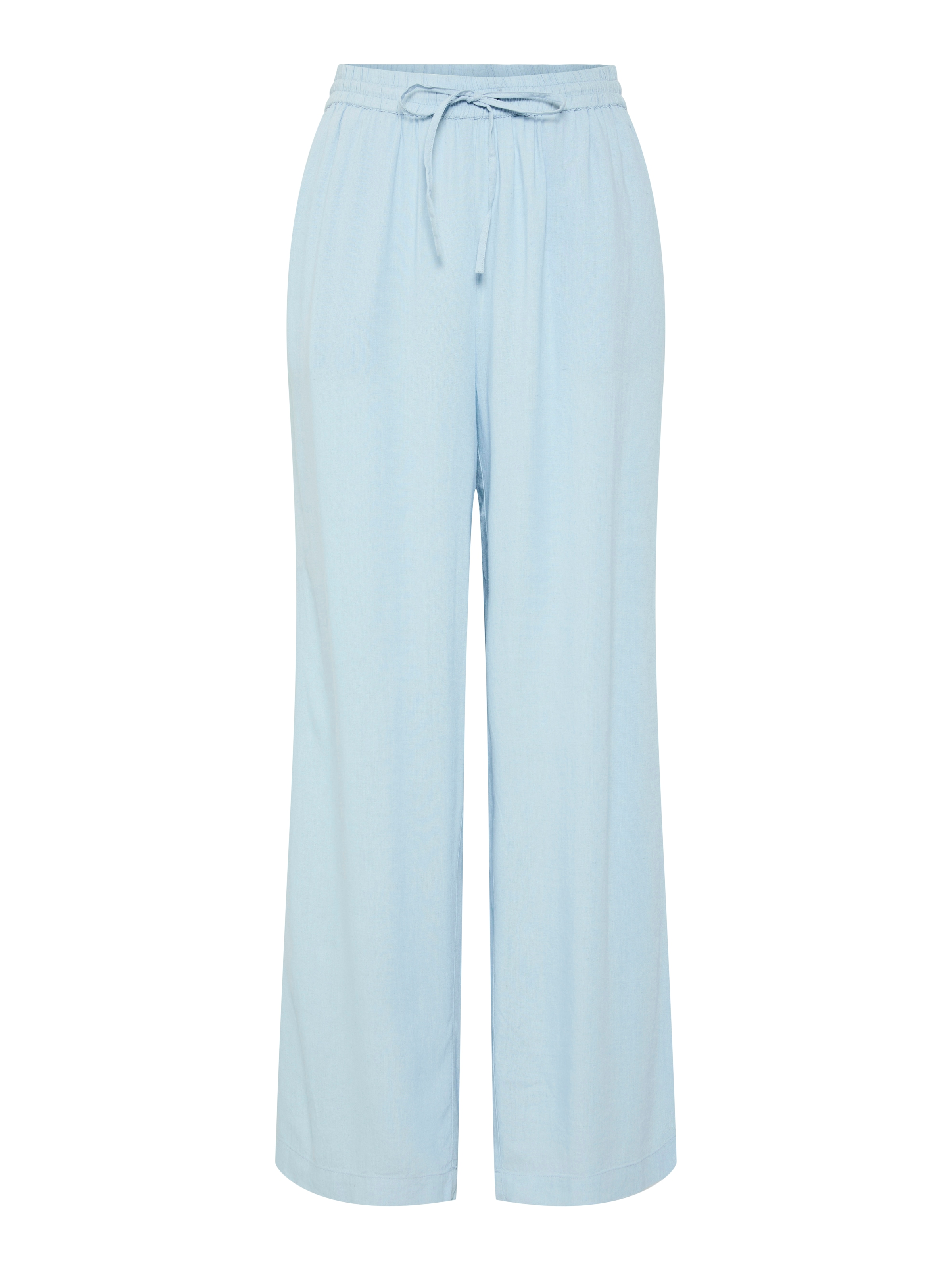 PIECES Wide leg Pants 'PCPia' in Blue: front