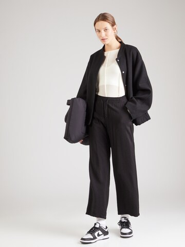 Wide leg Pantaloni di Sublevel in nero