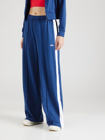 J.Lindeberg Wide Leg Sporthose 'Skylar' in Blau: predná strana