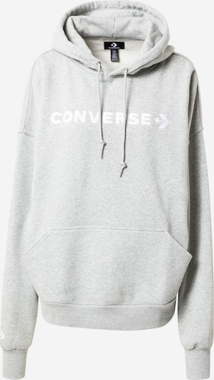 CONVERSE Sweatshirt in graumeliert / weiß, Produktansicht