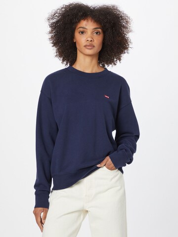 LEVI'S ® Sweatshirt 'Standard Crewneck Sweatshirt' in Blue: front