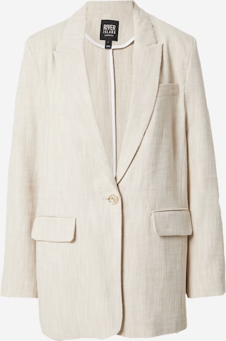 River Island Blazers in Beige: voorkant