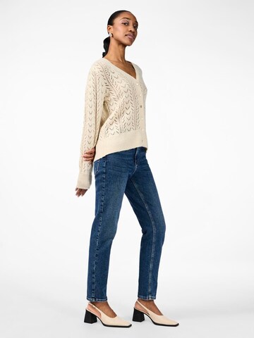 YAS Strickjacke 'YASTELLA' in Beige