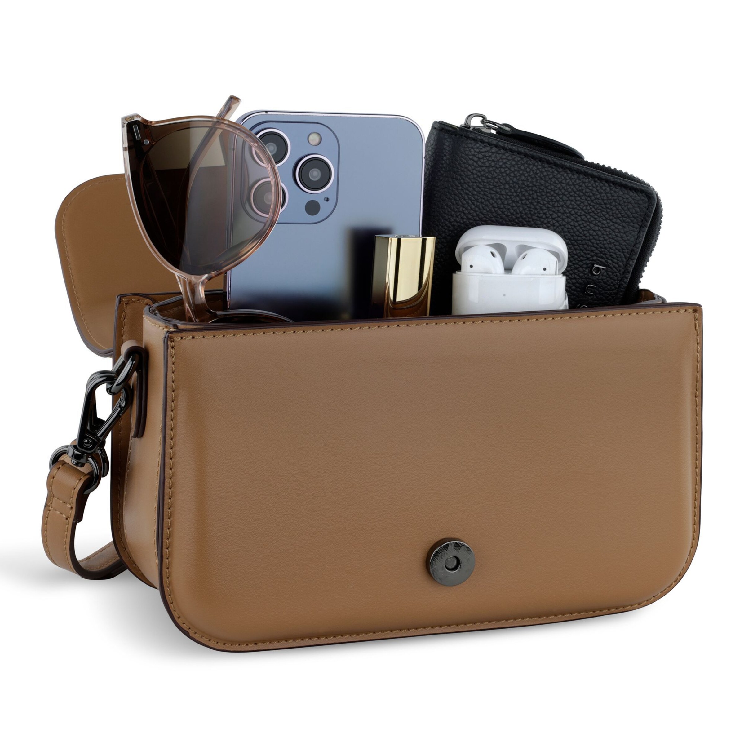 Sac bandoulière 'ZIta' bugatti en marron