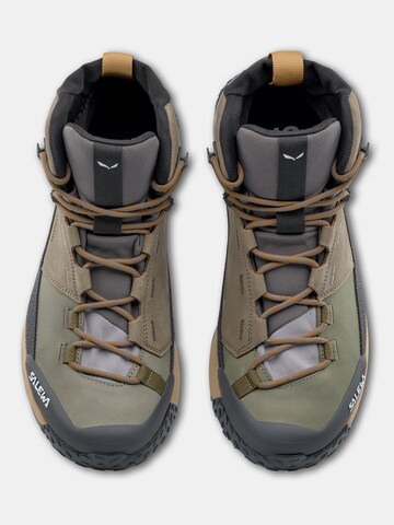 SALEWA Boots 'Puez Leather Mid PTX' in Braun