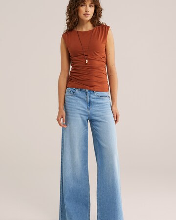 WE Fashion Топ в кафяво