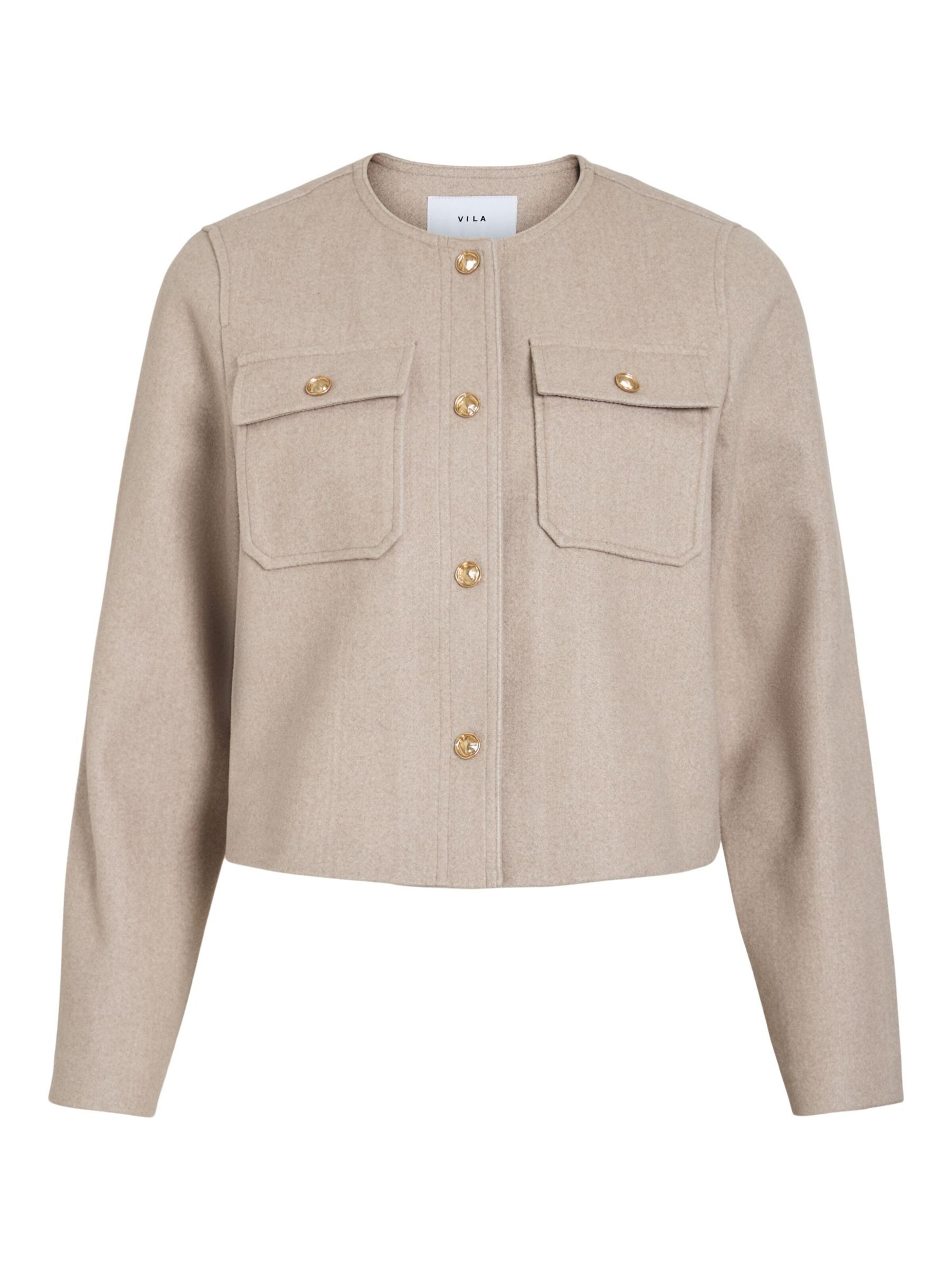VILA Преходно яке 'VISOLO' в бежово: отпред