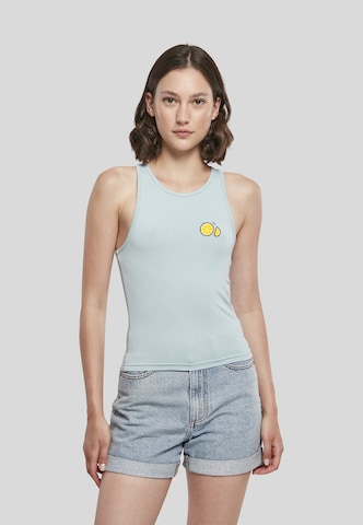 Top 'Lemon Racer' di Urban Classics in blu: frontale
